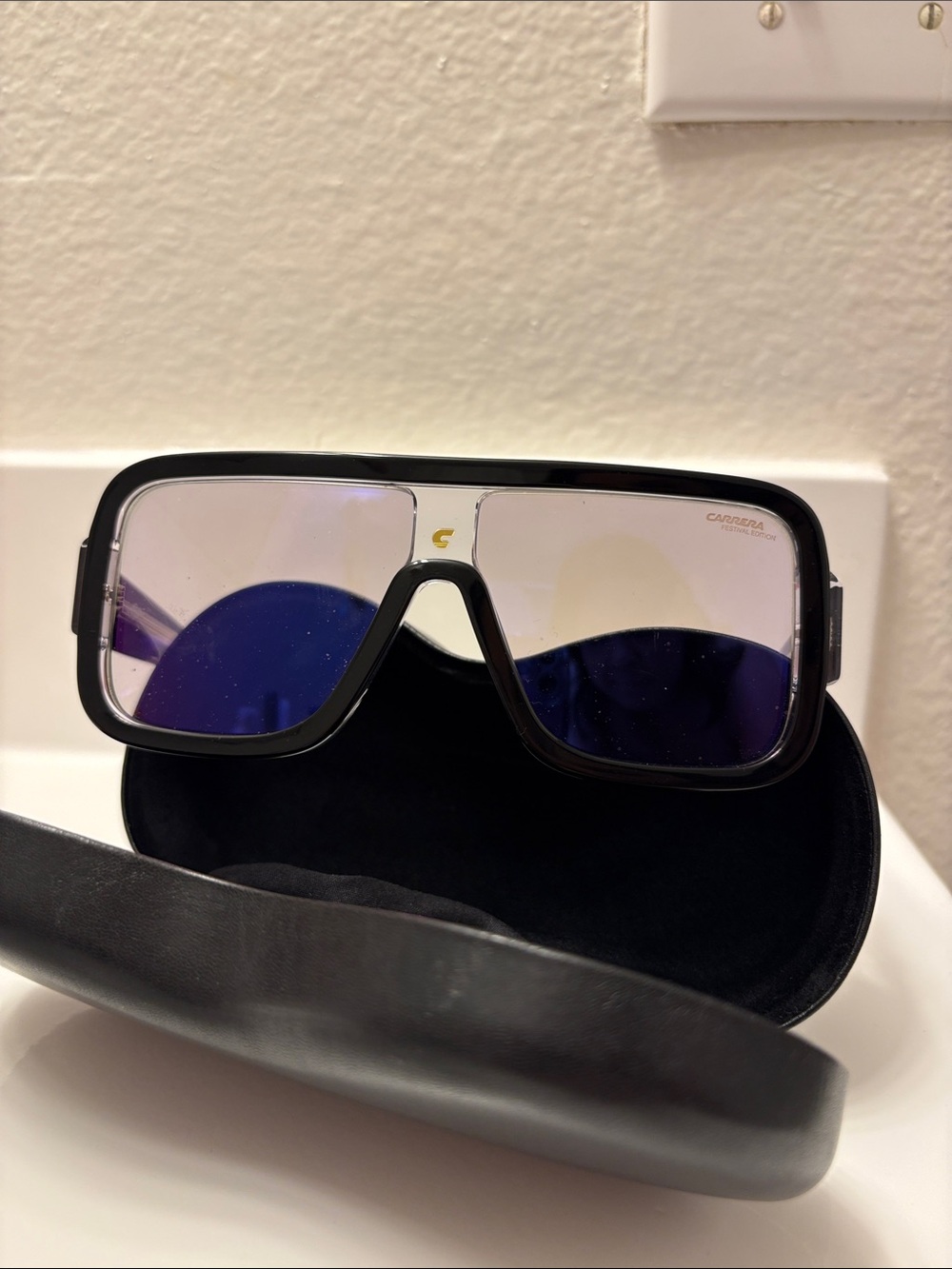 Carrera Black Frame Sunglasses not Rxable!